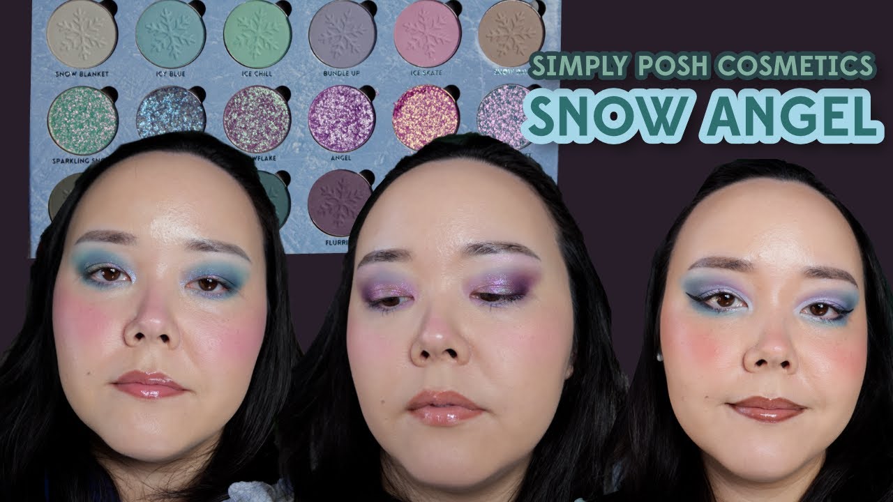 3 Looks 1 Palette | SNOW ANGEL Simply Posh Cosmetics | Palette Review | Makeup Tutorial