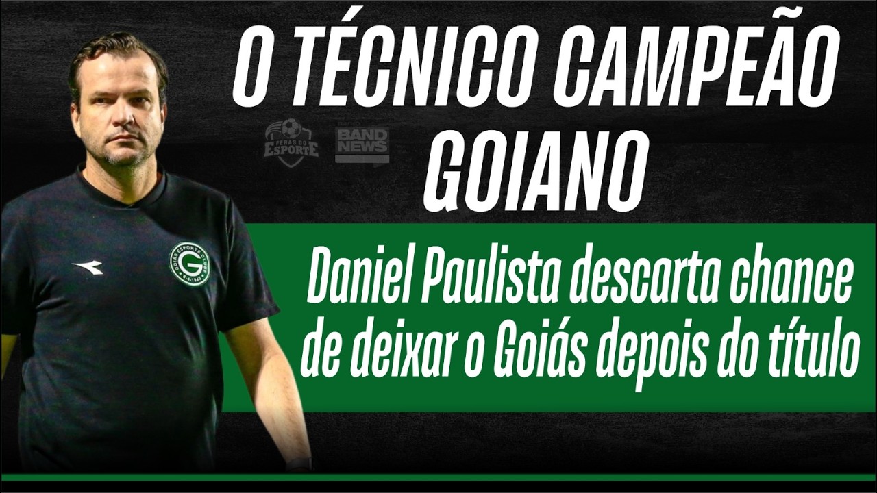 Daniel Paulista comemora terceiro estadual na carreira, e descarta saída do Goiás