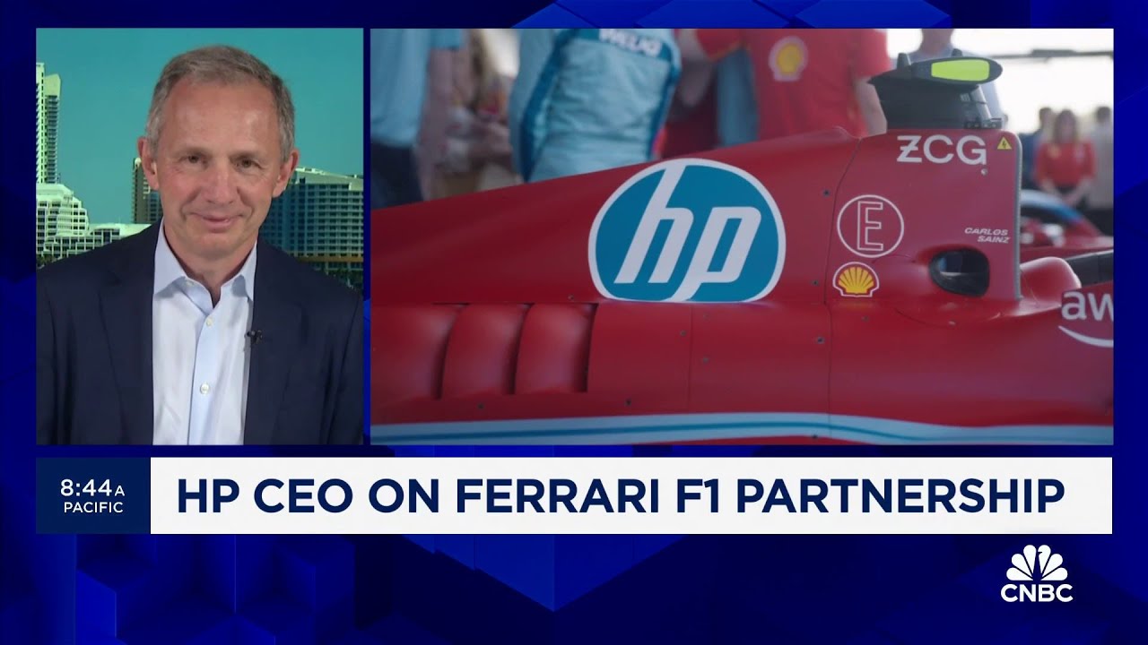 HP CEO on multi-year partnership with Ferrari