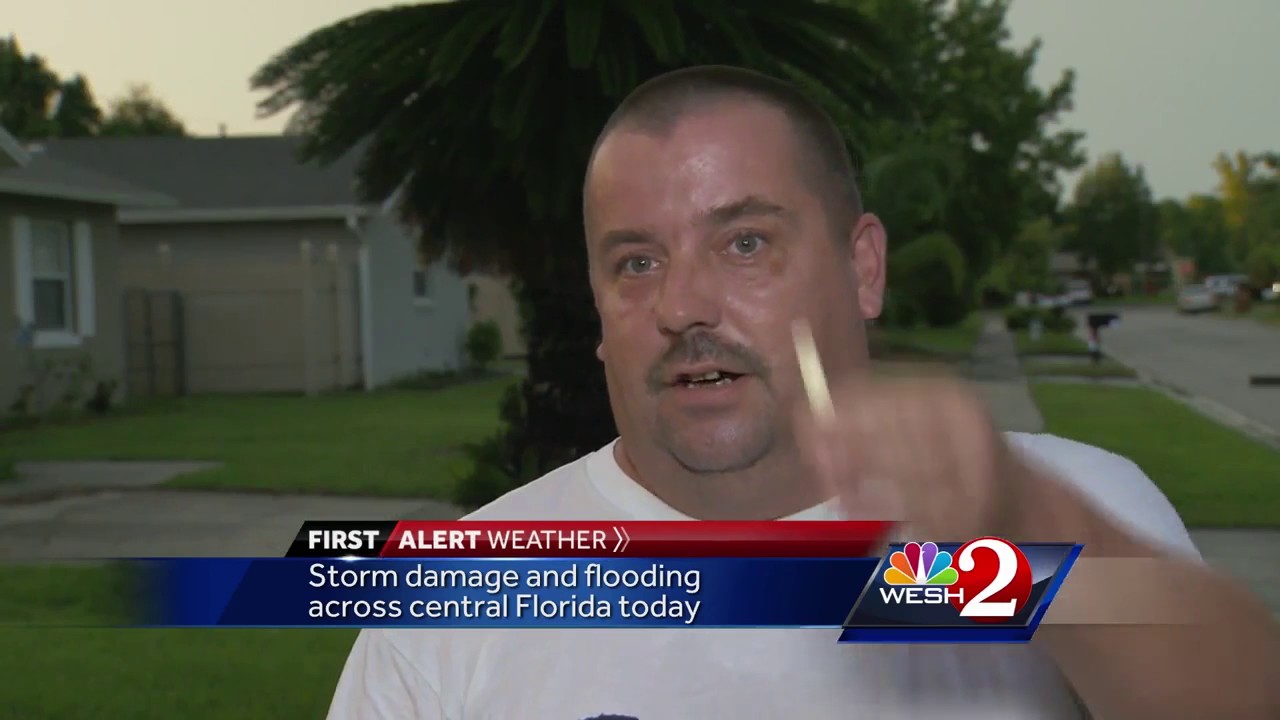 Central Florida storm causes damage, flooding