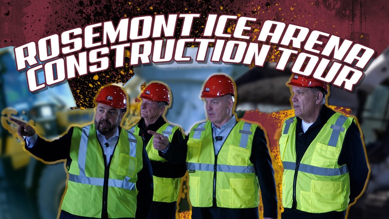 Rosemont Ice Arena Construction Tour | Up Close Look at the Upcoming Rosemont Ice Arena