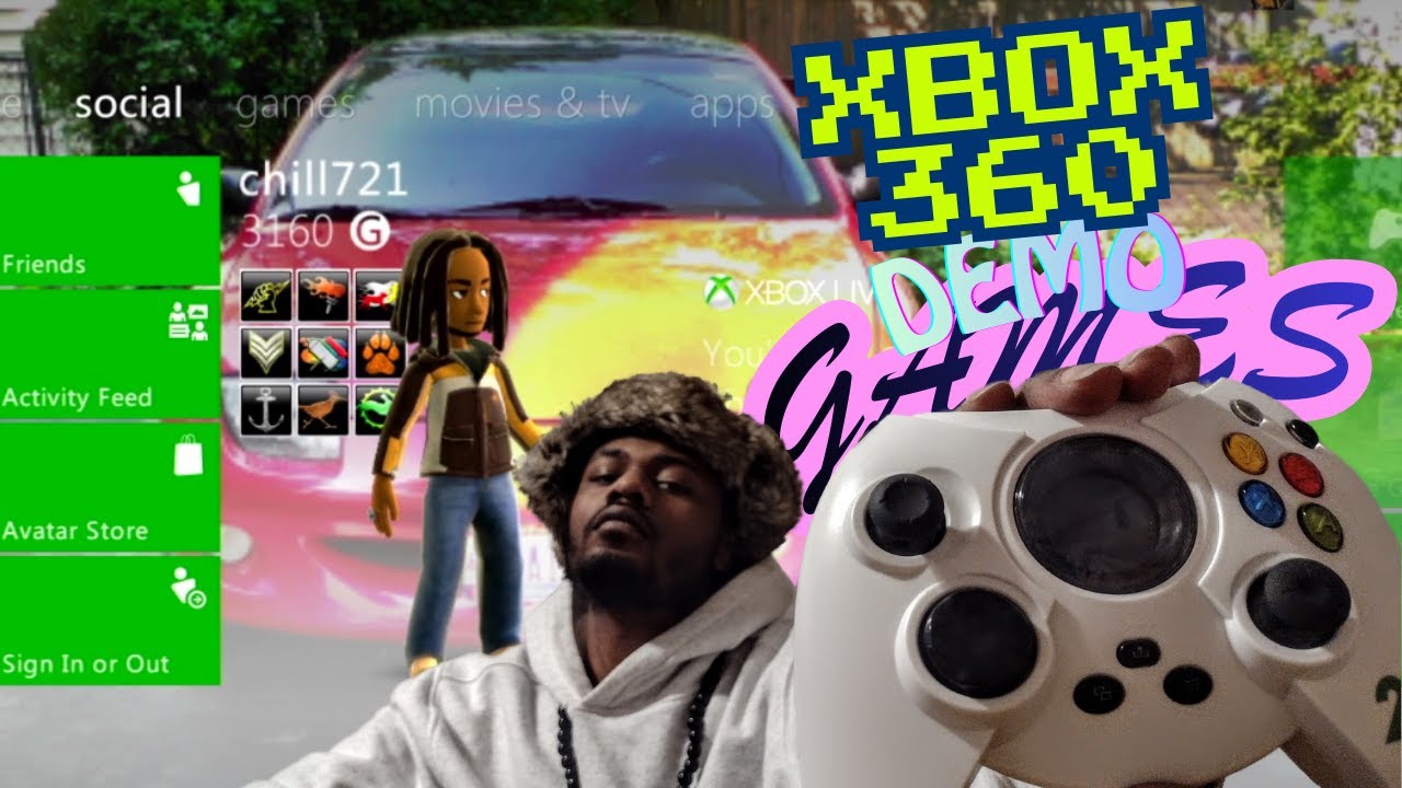 WE ABOUT 2 GET NOSTALGIC!!!XBOX360 DEMO GAMES!!!