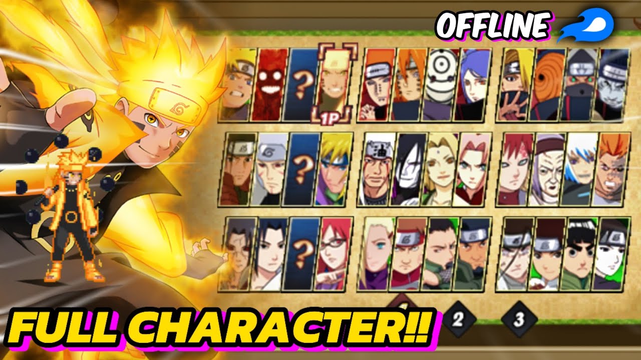 UPDATE‼️ NARUTO SENKI MOD FULL CHARACTER