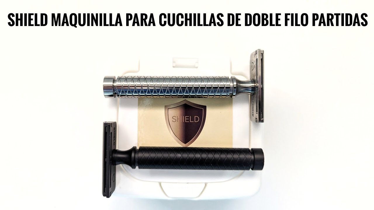 Shield maquinilla de cuchillas de doble filo partidas