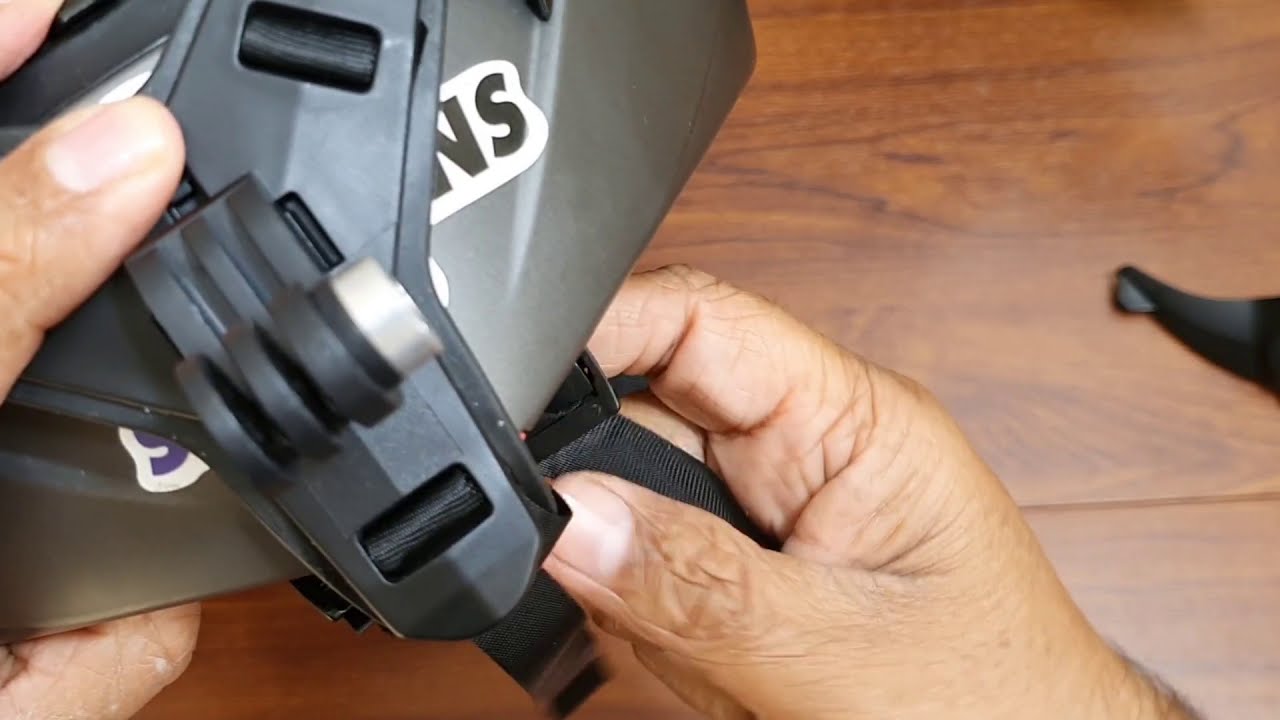 installing chin mount on helmet for gopro