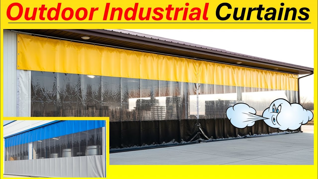 Outdoor Industrial Curtain Walls | Weatherproof & Durable Protection