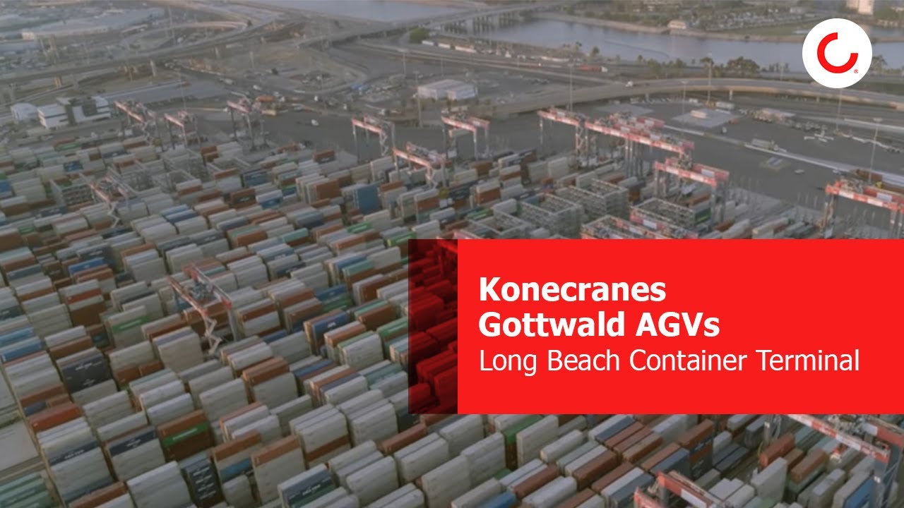 Konecranes Gottwald AGVs at Long Beach Container Terminal