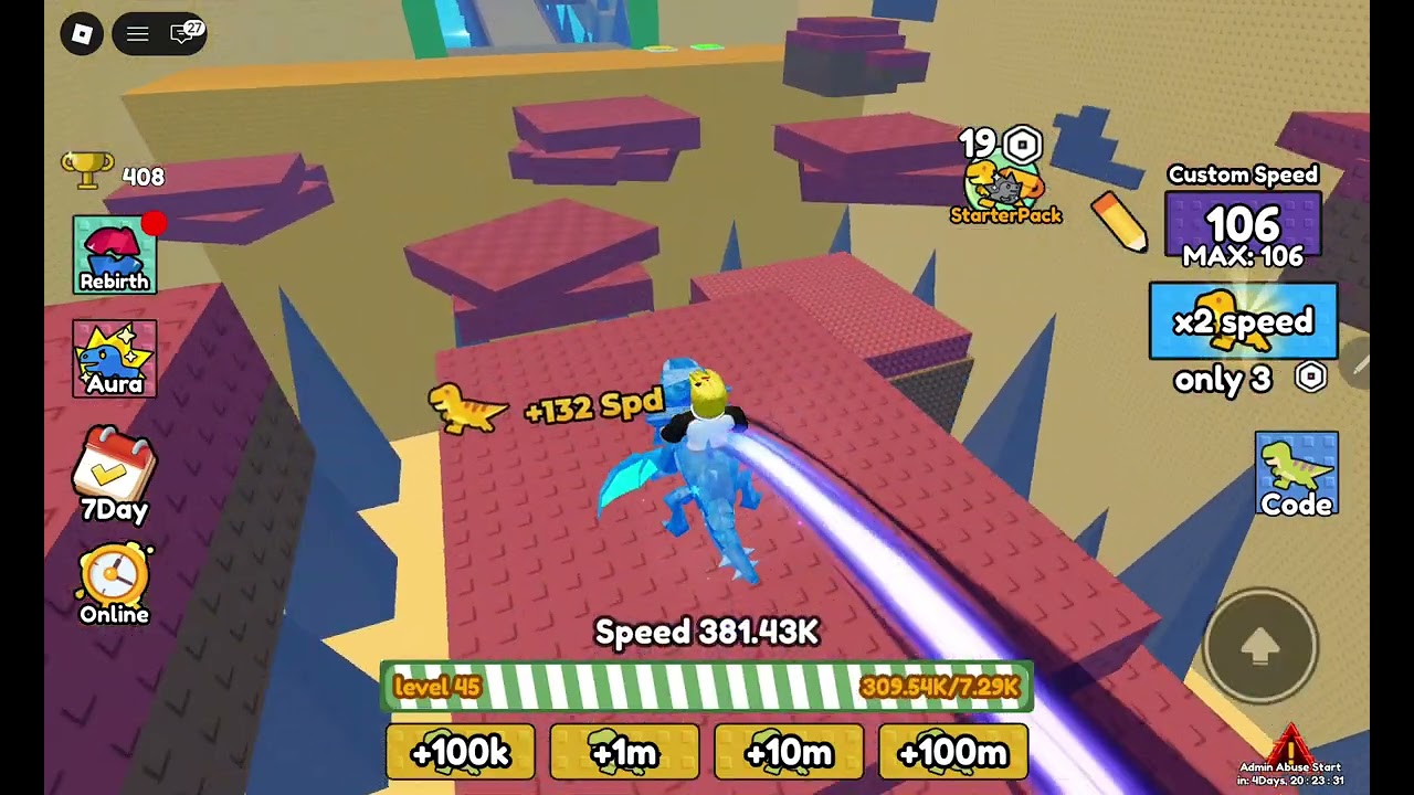 One speed dinosaur escape