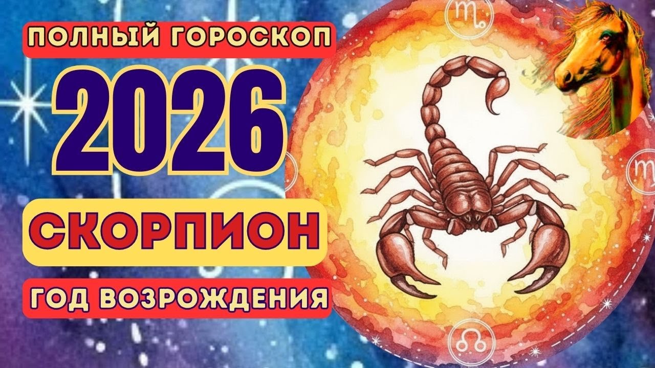 5 СЕКРЕТОВ УСПЕХА СКОРПИОНА В 2026 ГОДУ