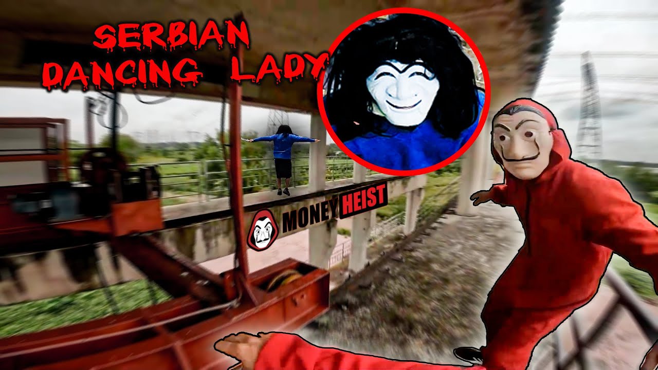 POV PARKOUR vs MONEY HEIST ESCAPE SERBIAN DANCING LADY | Horror pov ( action story lady )