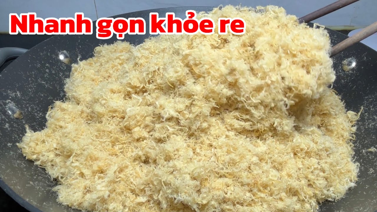 Làm chà bông đẹp như mua siêu thị khỏe re