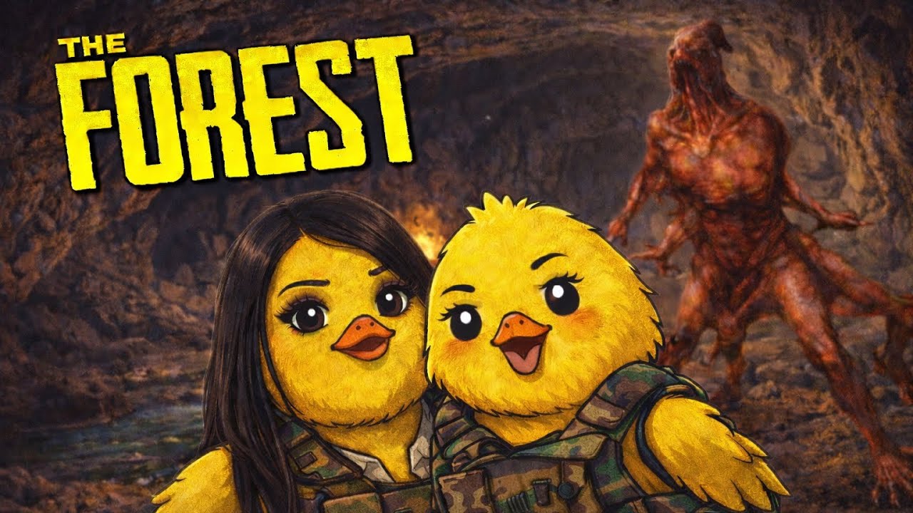 ESTAMOS PERDIDAS!! The Forest 🛩️🧔🏻 | LosPollosss 🐥 Ep.2