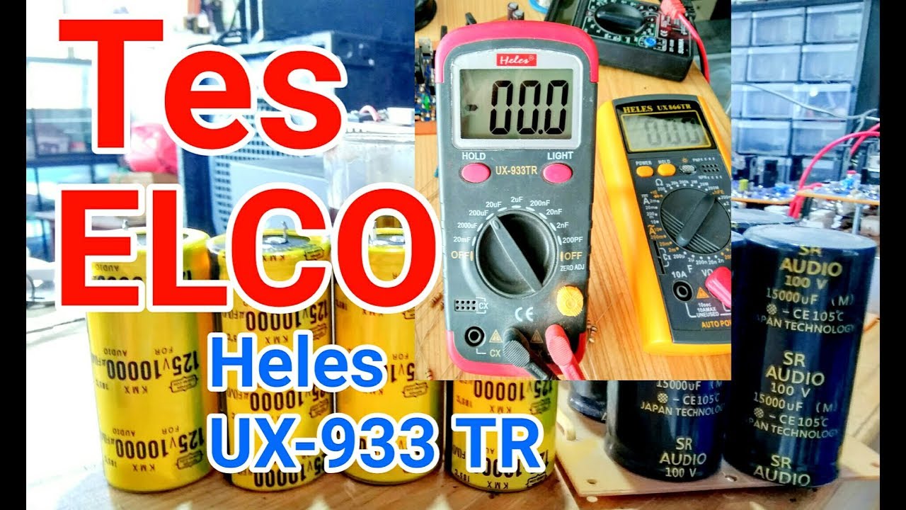 Tes elco sr audio vs nippon chemicon
