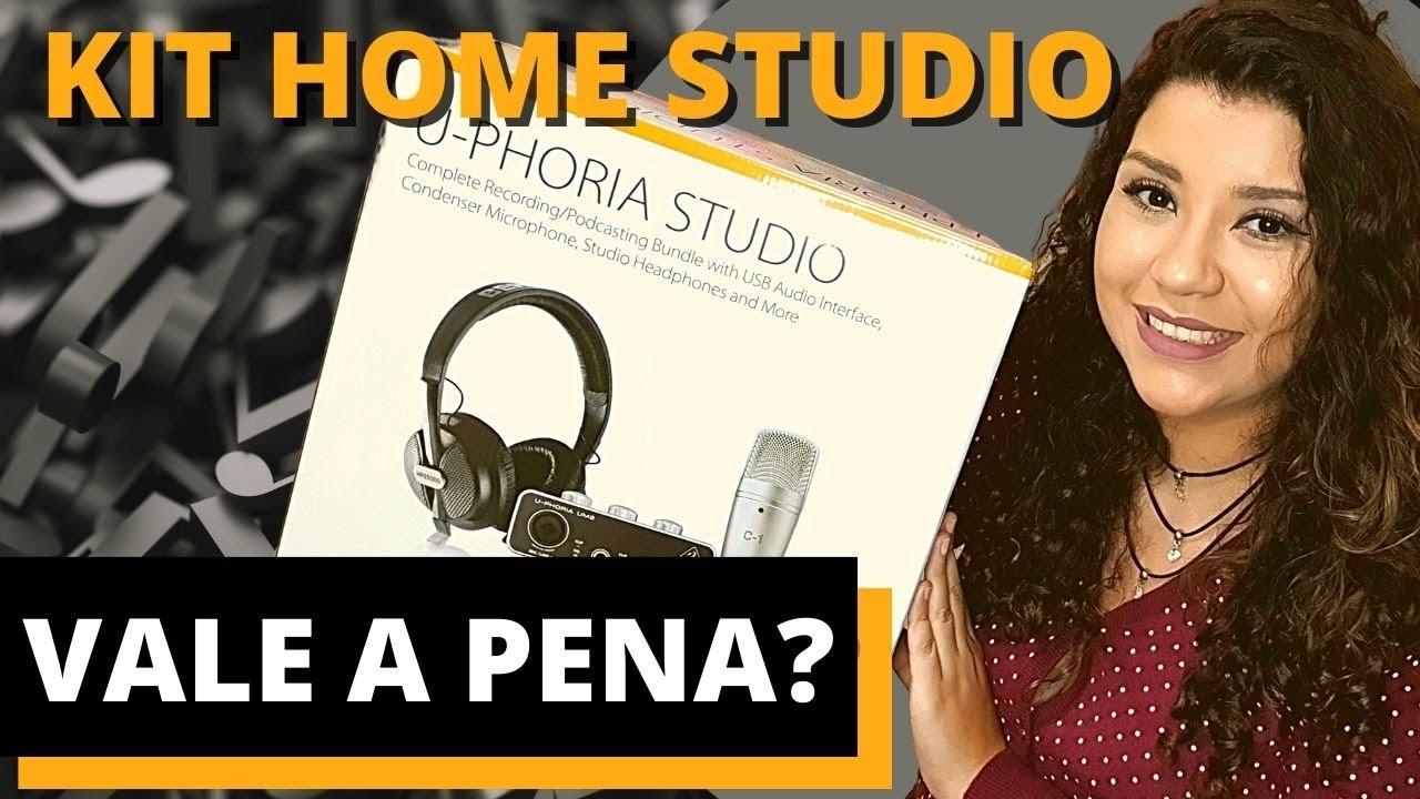 KIT U-PHORIA BEHRINGER - UNBOXING, REVIEW E COMPARAÇÕES