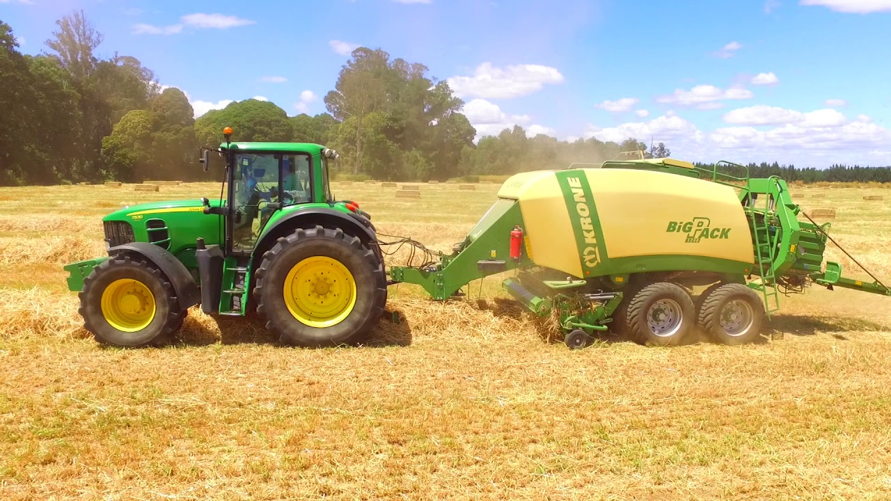 John Deere 7530 Premium + Krone Big Pack 1290
