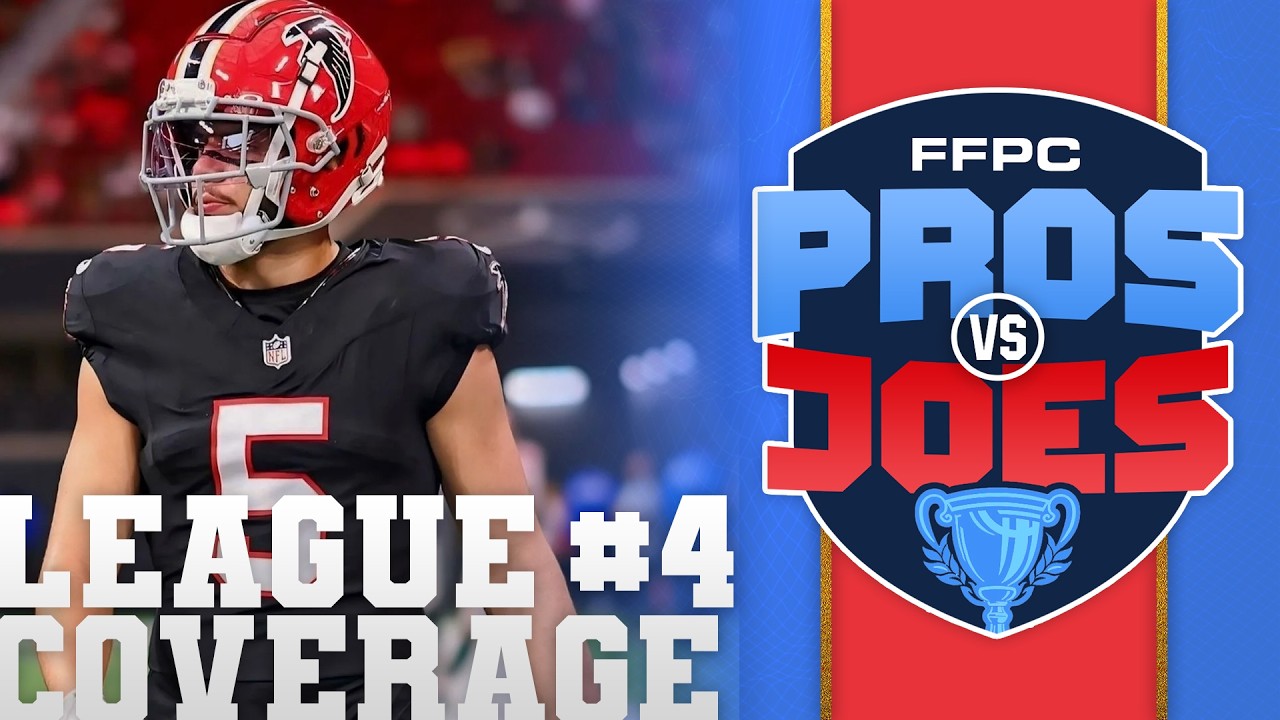 Can Fantasy Experts Beat High-Stakes Players? FFPC Pros vs Joes League #4 LIVE