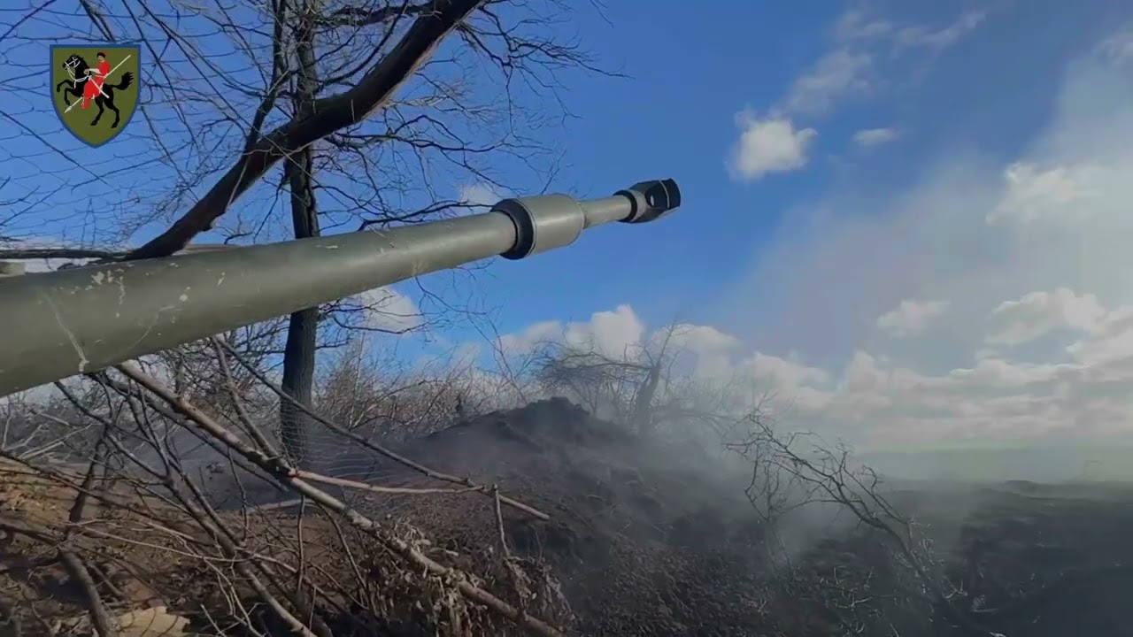 Velyka Novosilka - 15.01.2025. SPG Unit Of The 110th Ombr Working In The Direction Of V.Novosilka.