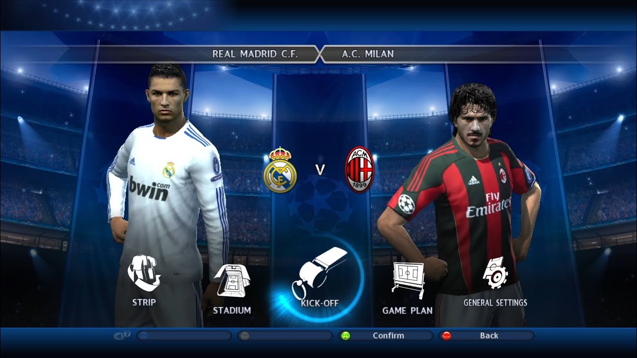 PES 2011 | GAMEPLAY 2025 (PC) - REAL MADRID VS AC MILAN