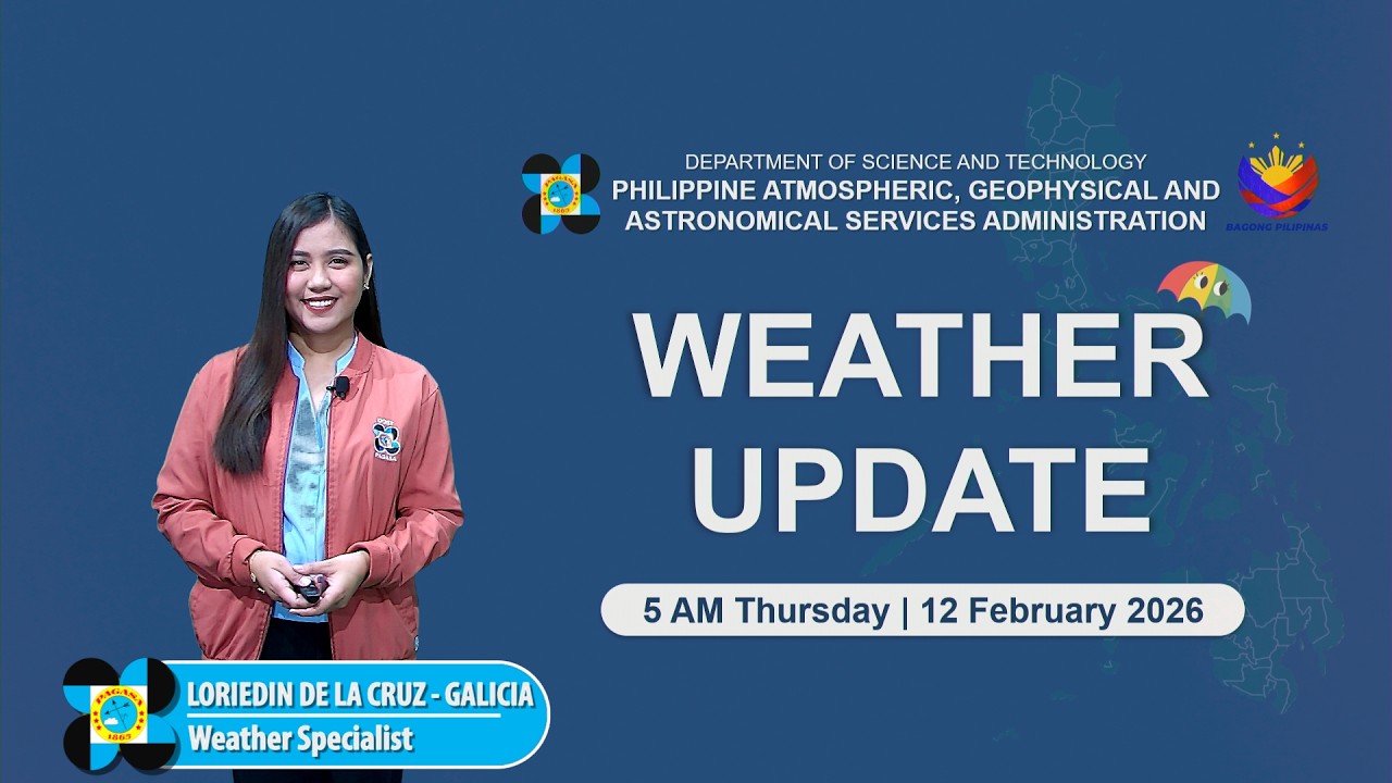 Public Weather Forecast issued at 5 AM | February 12, 2026 - Thursday