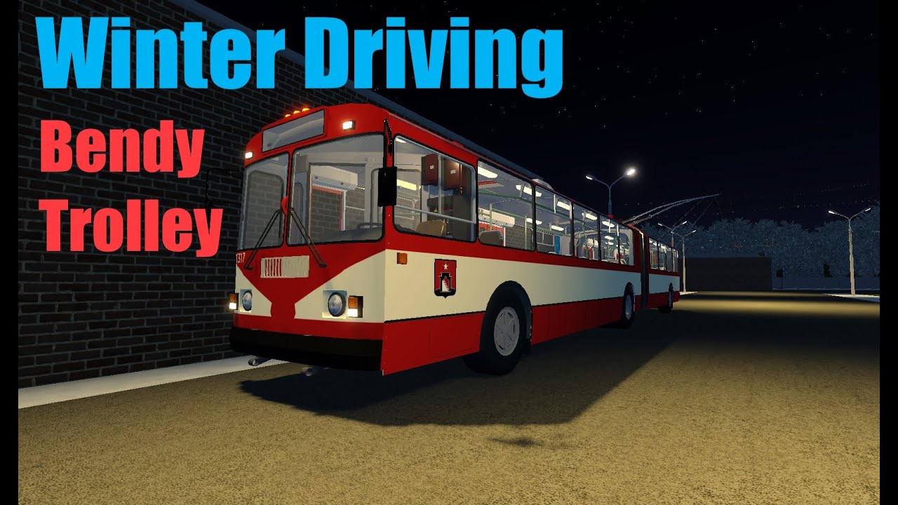 Winter Driving | Roblox | OSVed's Trolleybuses place (TRP 2.0) | #9