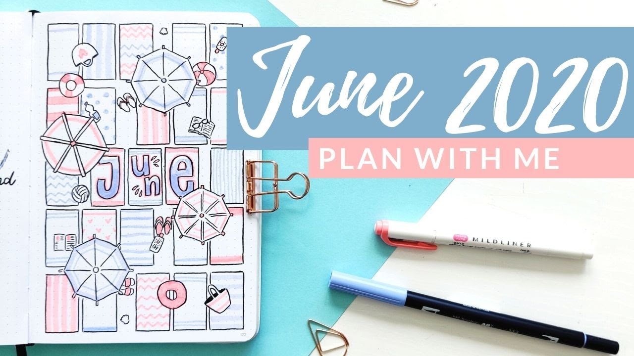 Plan With Me || June 2020 Bullet Journal Setup