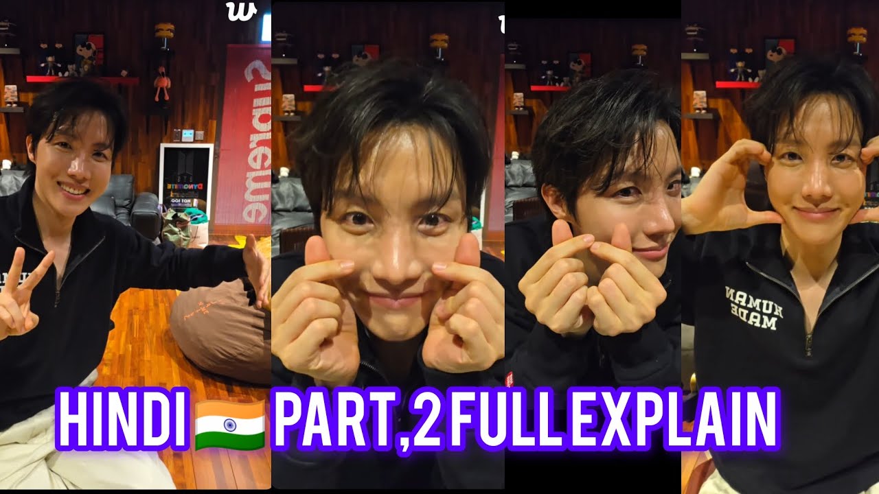 J hope live,🇮🇳 part 2 full explain hindi 