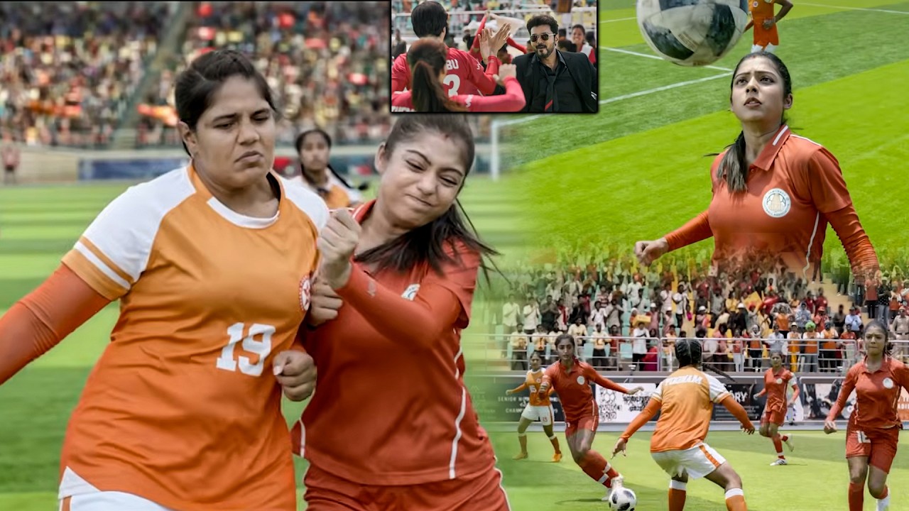 Whistle (Telugu) MOvie FootBall Scene | Vijay & Nayanatara | Varsha Bollamma | @MaaFilms9