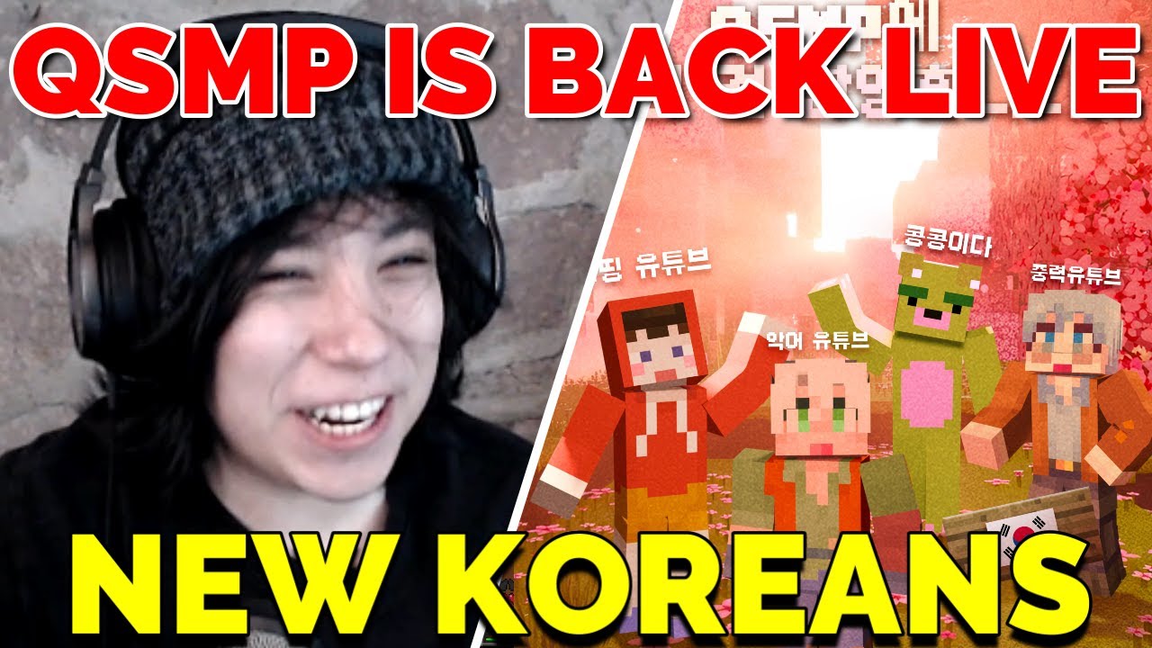 Quackity Welcomes TWO HUGE Korean Creators on QSMP Minecraft