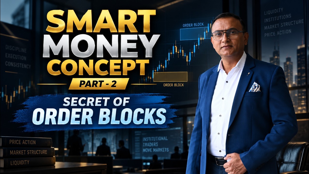 Smart Money Concept Part - 2 2025 | Order Blocks | SMC Series | Trade with AK | Anoop Upadhyaye