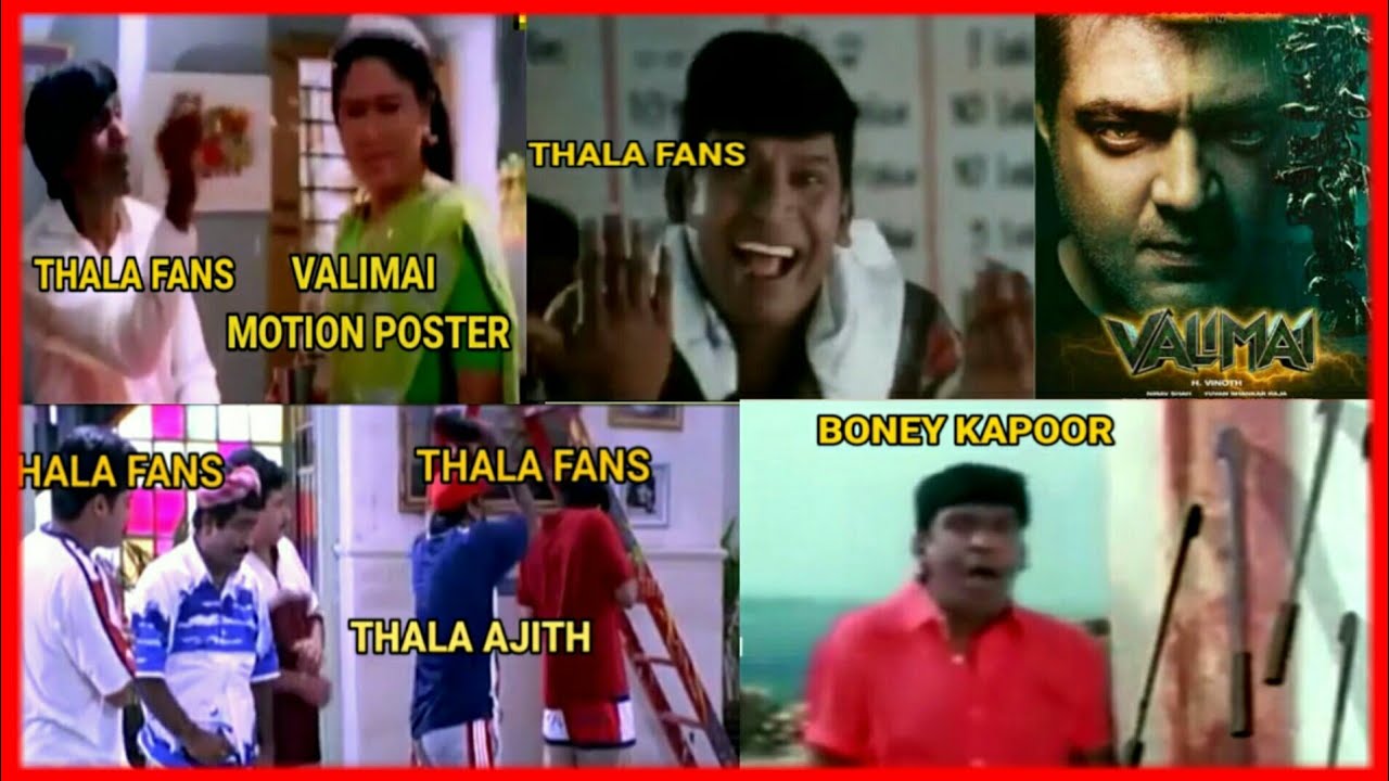 valimai motion poster troll|valimai first look|