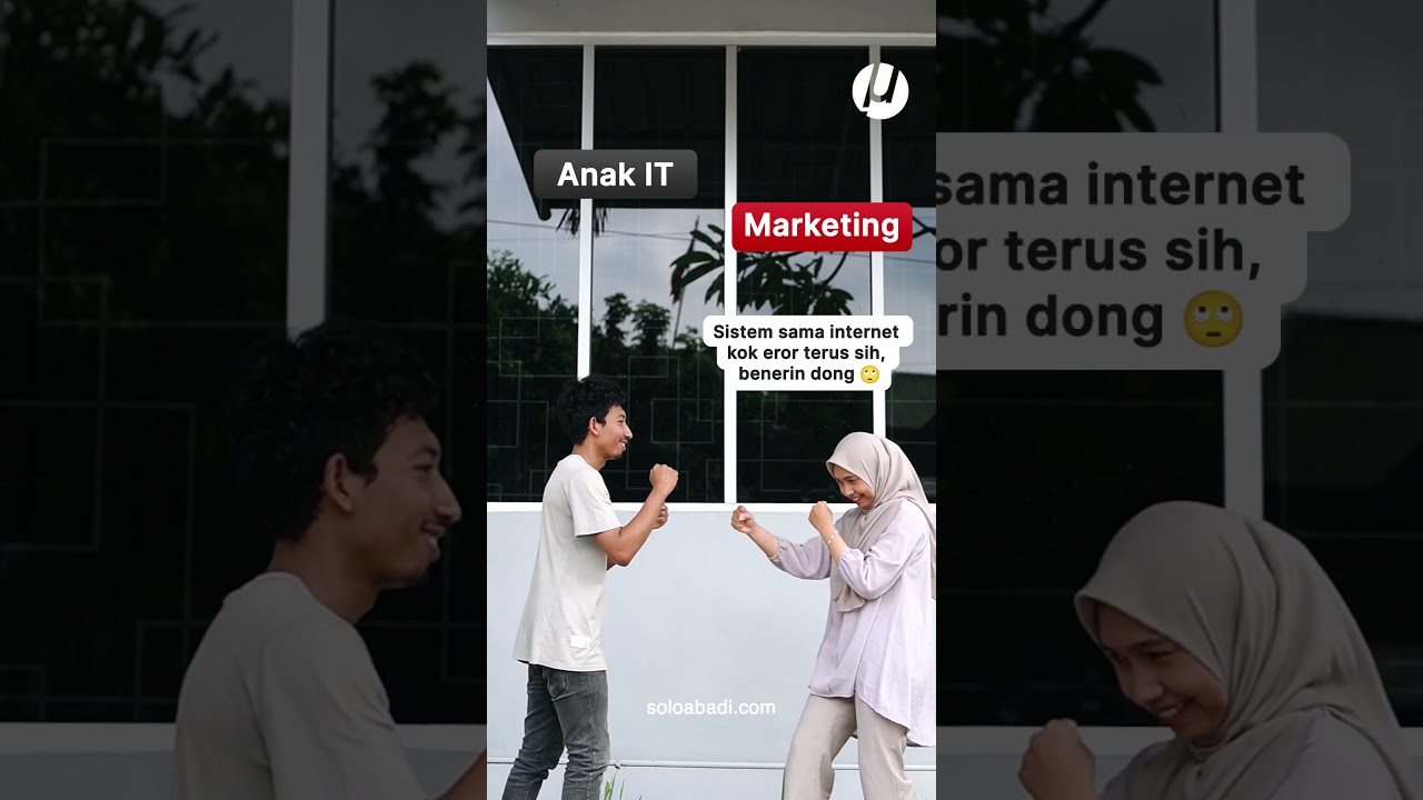 TIM IT VS SEMUA DEPARTEMEN DI SOLO ABADI. RELATE NGGAK NIH? 💥😀 #kantor #kontenlucu #ngakakabis