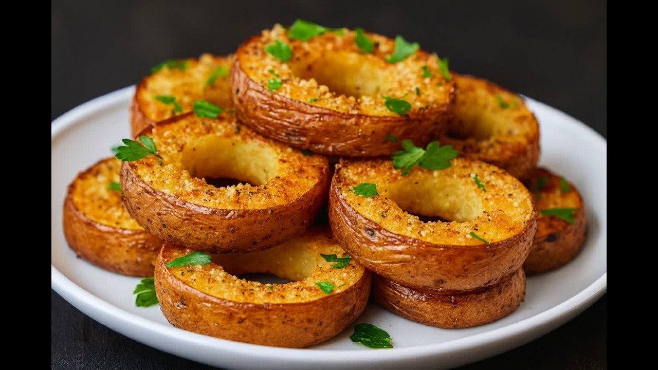 Crispy Potato Rings with Minimal Ingredients | Viral Snack Recipe Everyone’s Loving!