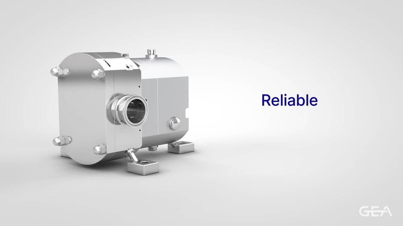 GEA Hilge NOVALOBE Hygienic Pump Animation