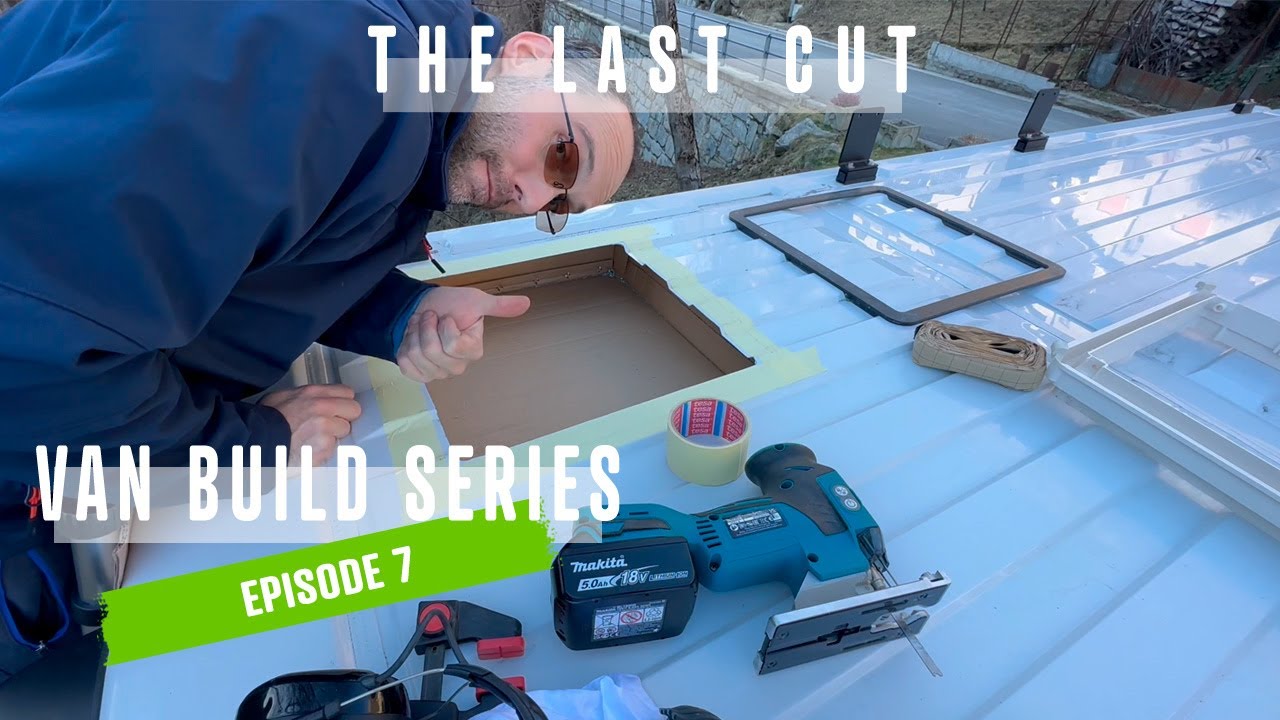 EP7 - Dometic Mini Heki S roof vent installation. [ DIY VAN BUILD ]