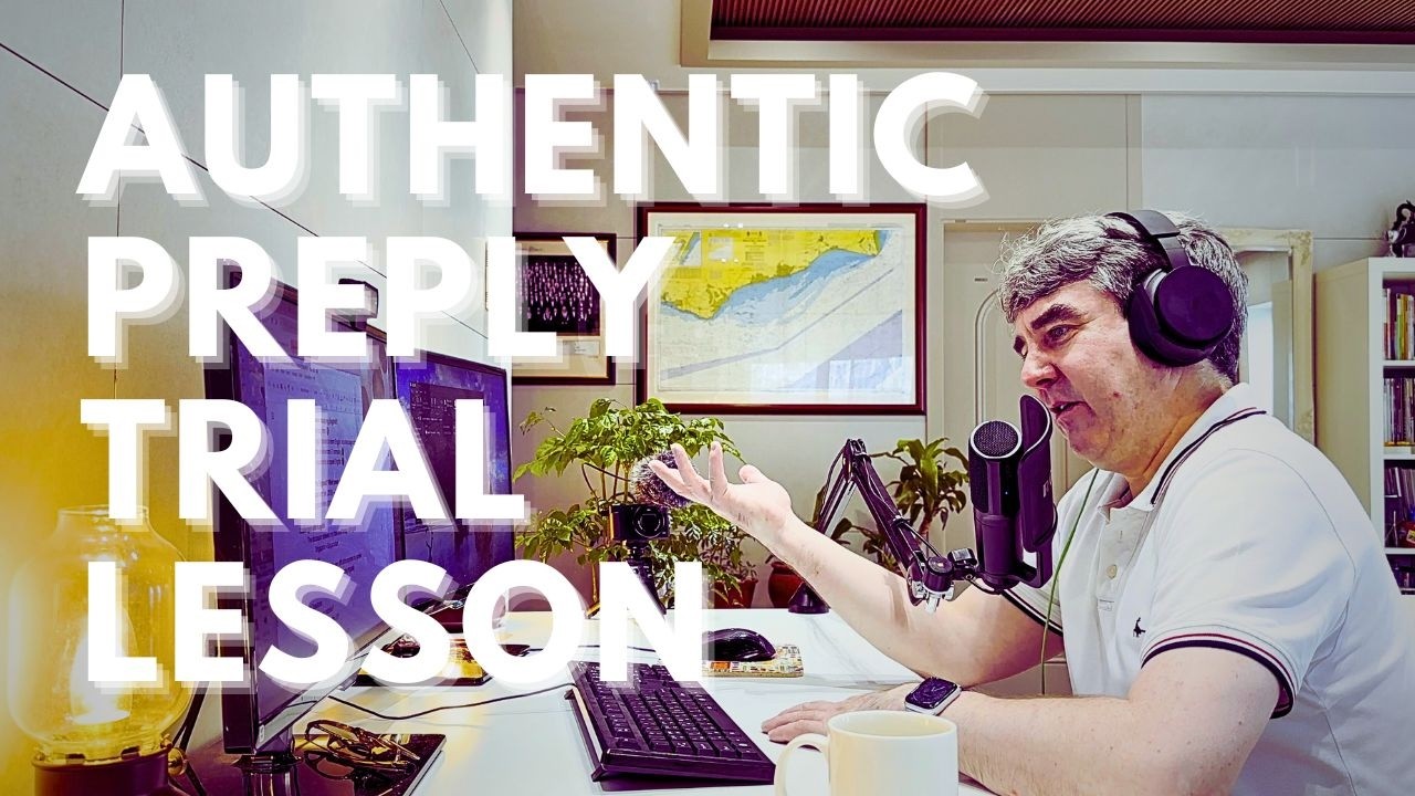 An Authentic Preply Trial Lesson with a Corporate Student
