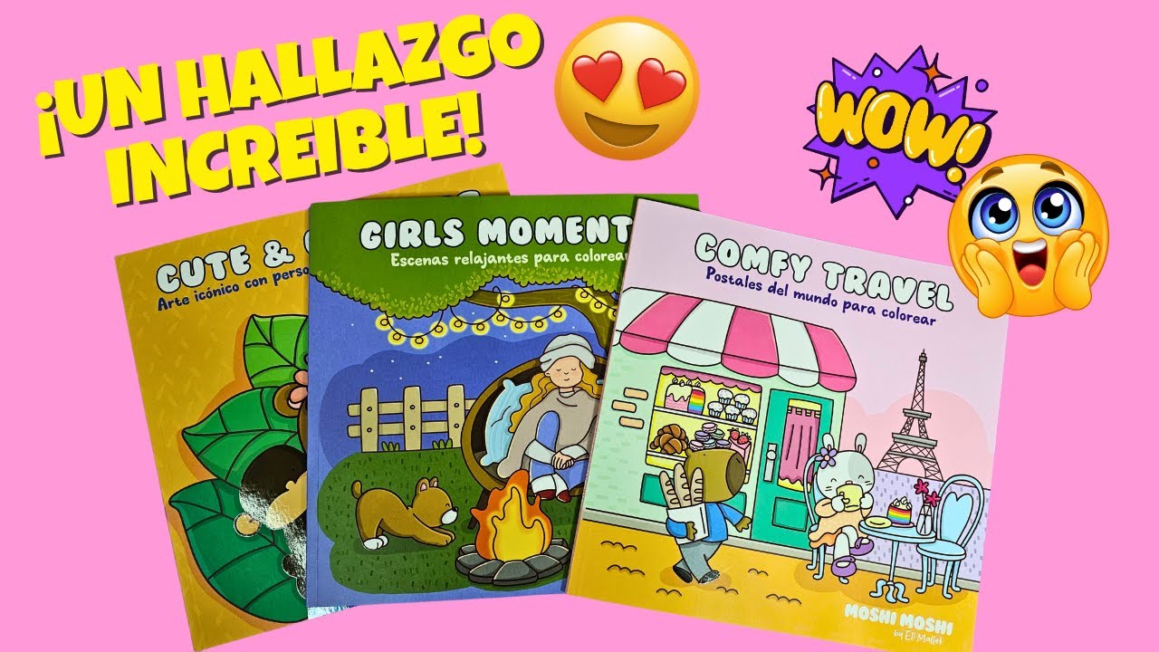 Te van a ENCANTAR estos LIBROS para COLOREAR!