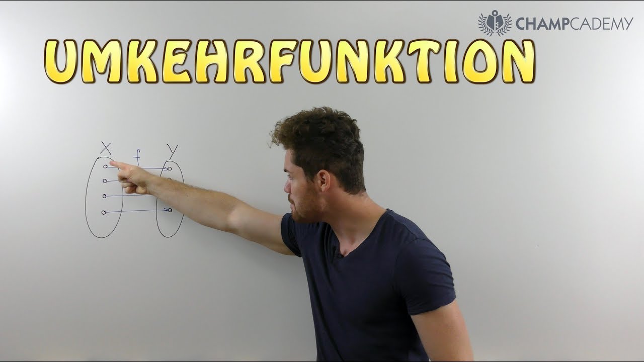 Umkehrfunktion einfach erklärt! | Eigenschaften  + Beispiel
