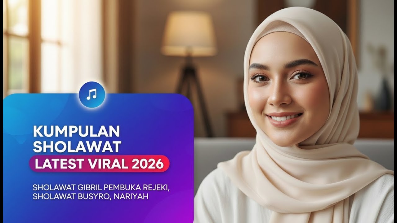 KUMPULAN SHOLAWAT VIRAL TERBARU 2026 SHOLAWAT JIBRIL PEMBUKA REJEKI DAN PENYEJUK BATIN