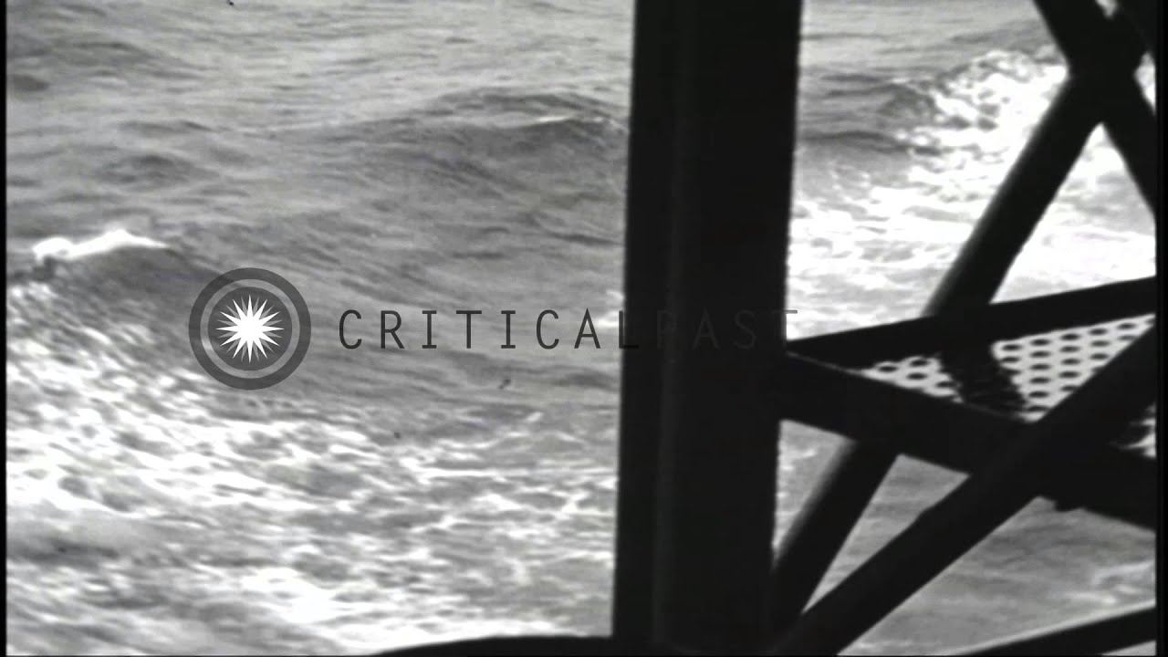 Task Force 16 with Doolittle raiders underway in the Pacific Ocean during World W...HD Stock Footage