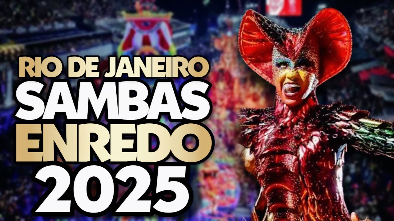 CD ESCOLAS DE SAMBA 2025 - Carnaval Rio de Janeiro - SAMBA E LETRA SIMULTANÊA