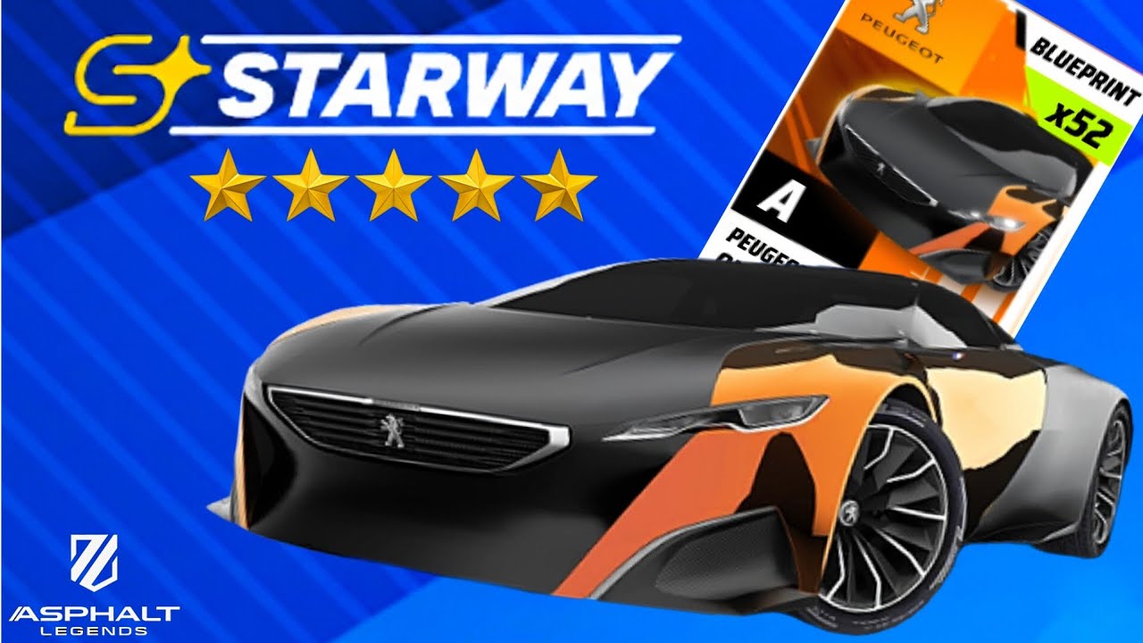 Asphalt-Unite / Starway ⭐️ Event / Complete 78 Conditions / Upgrade PEUGEOT ONYX 5⭐️✨️