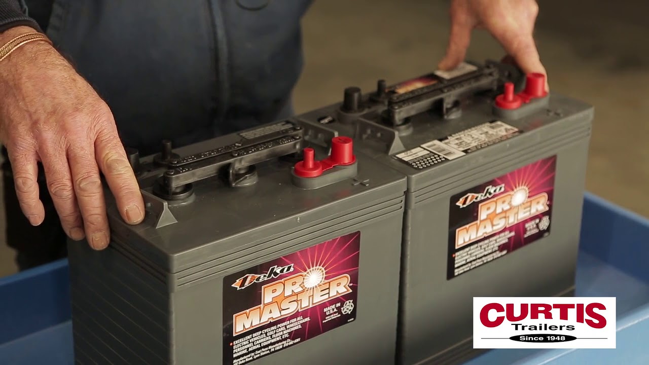 Curtis Trailers 12V vs 6V  Batteries