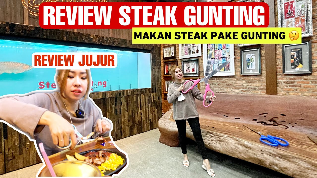 REVIEW STEAK GUNTING, NYOBAIN KULINER UNIK ‼️