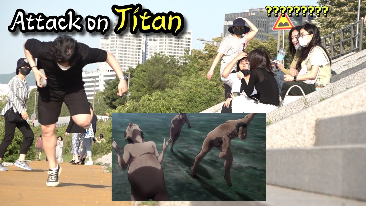 Атака на Титане PRANK IN KOREA