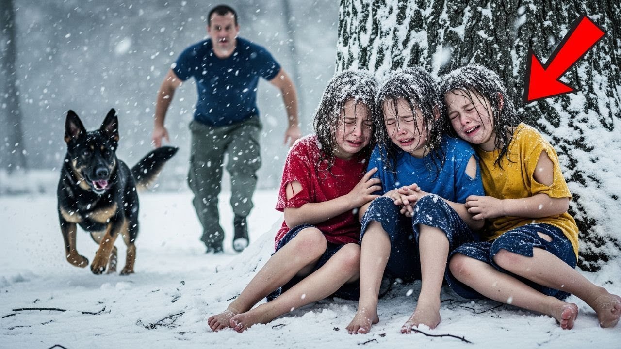 A PTSD Soldier And His K9 Found Three Girls In The Snow — What They Were Hiding Shattered H