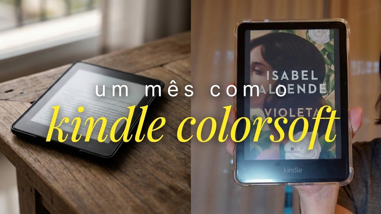 EP 022 - Sobre o kindle colorsoft (um mês de uso)