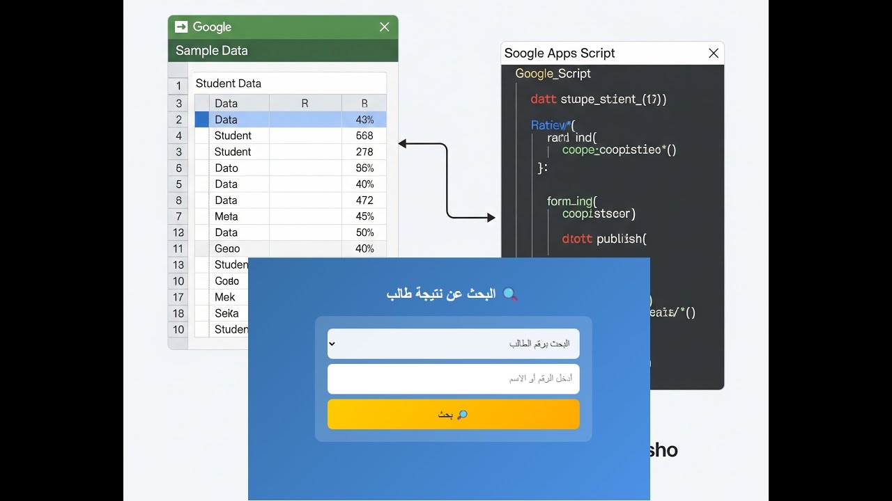 حلول مجانية ومبسطة لنشر نتائج الطلاب أو اي استعلام