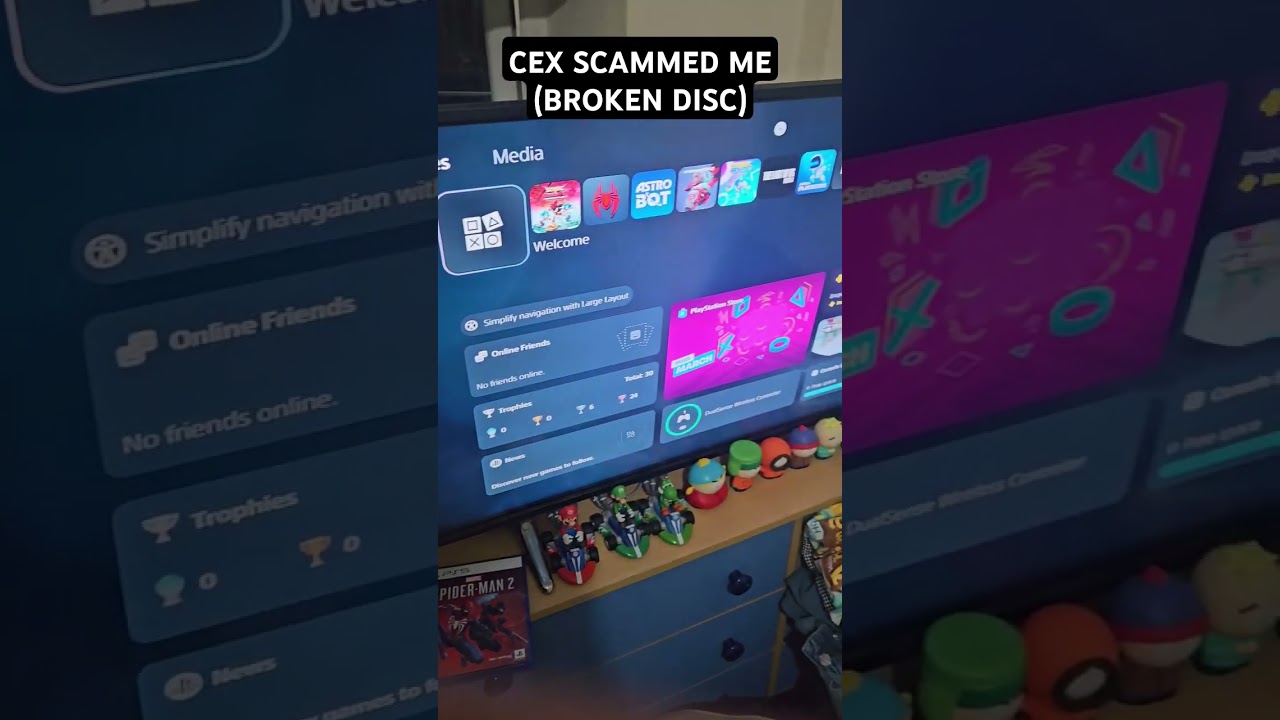 CEX SCAMMED ME | BROKEN DISC #gaming #videogameconsole #ps5 #spiderman2 #nintendoswitch #gamer #cex