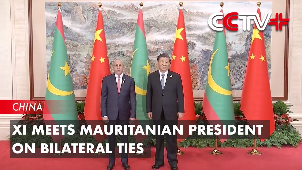 Xi Meets Mauritanian President on Bilateral Ties