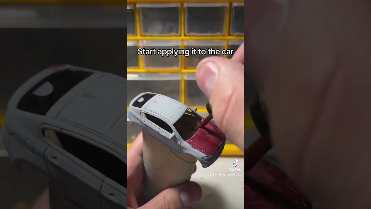 Painting a Diecast BMW X6 Using Nail Polish